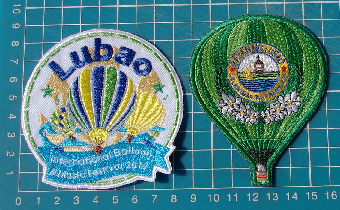 Hot Air Balloon Festival Philippines 2017 Patch sew on embroidery