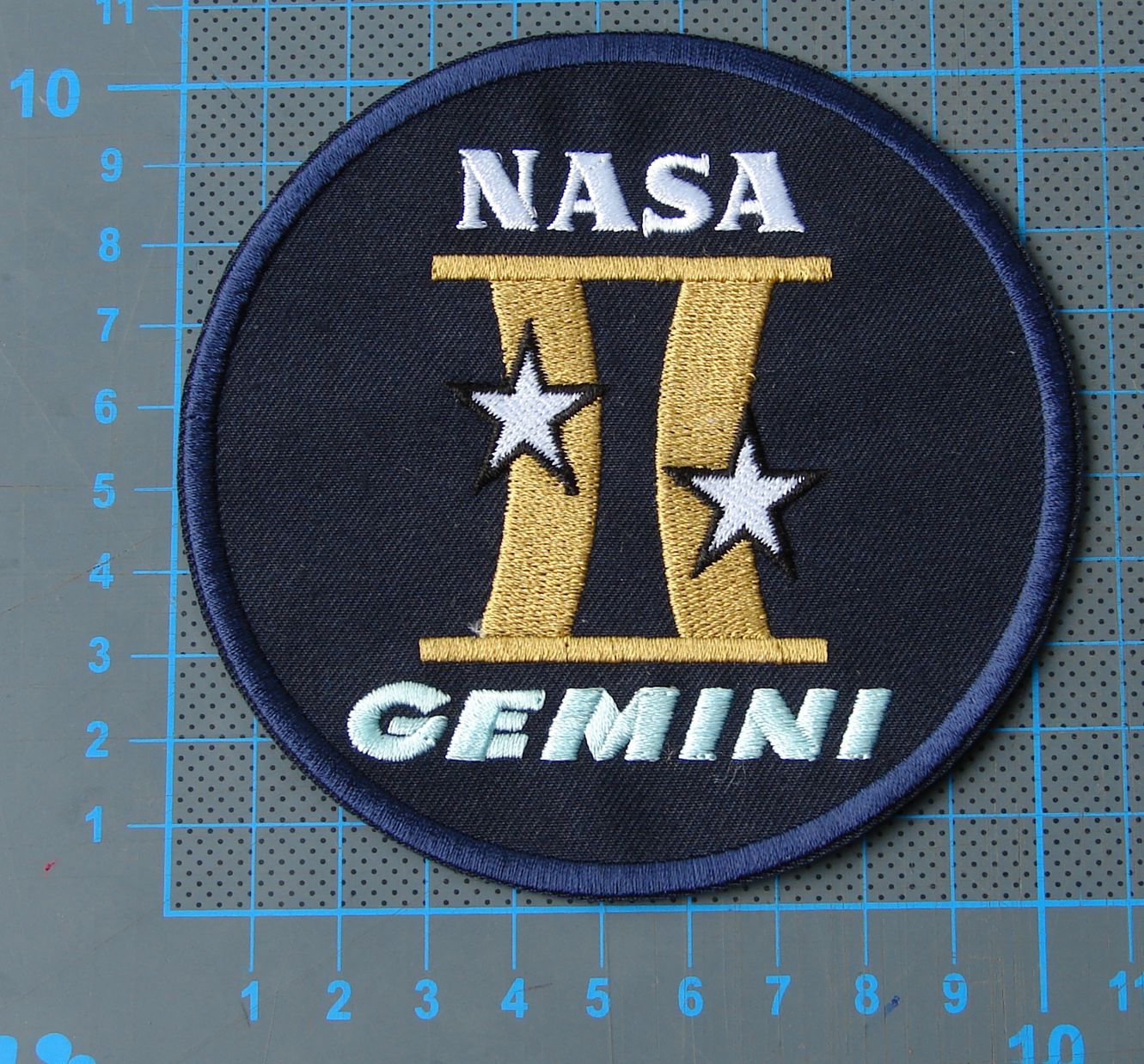 NASA GEMINI 2 Mission Patch sew on embroidery