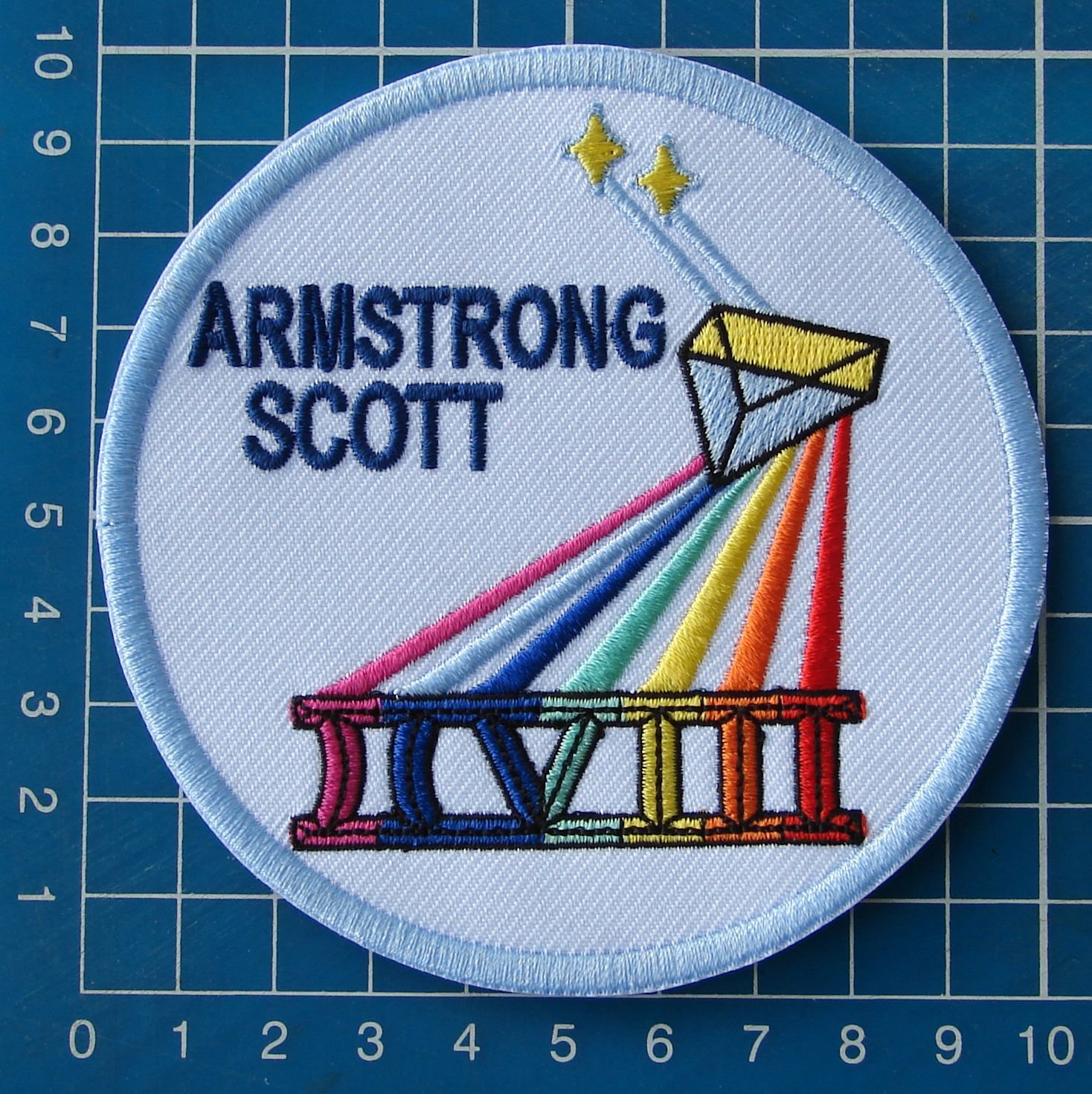 NASA Space Mission Gemini 8 Astronauts Armstrong Scott Patch on Embroidery