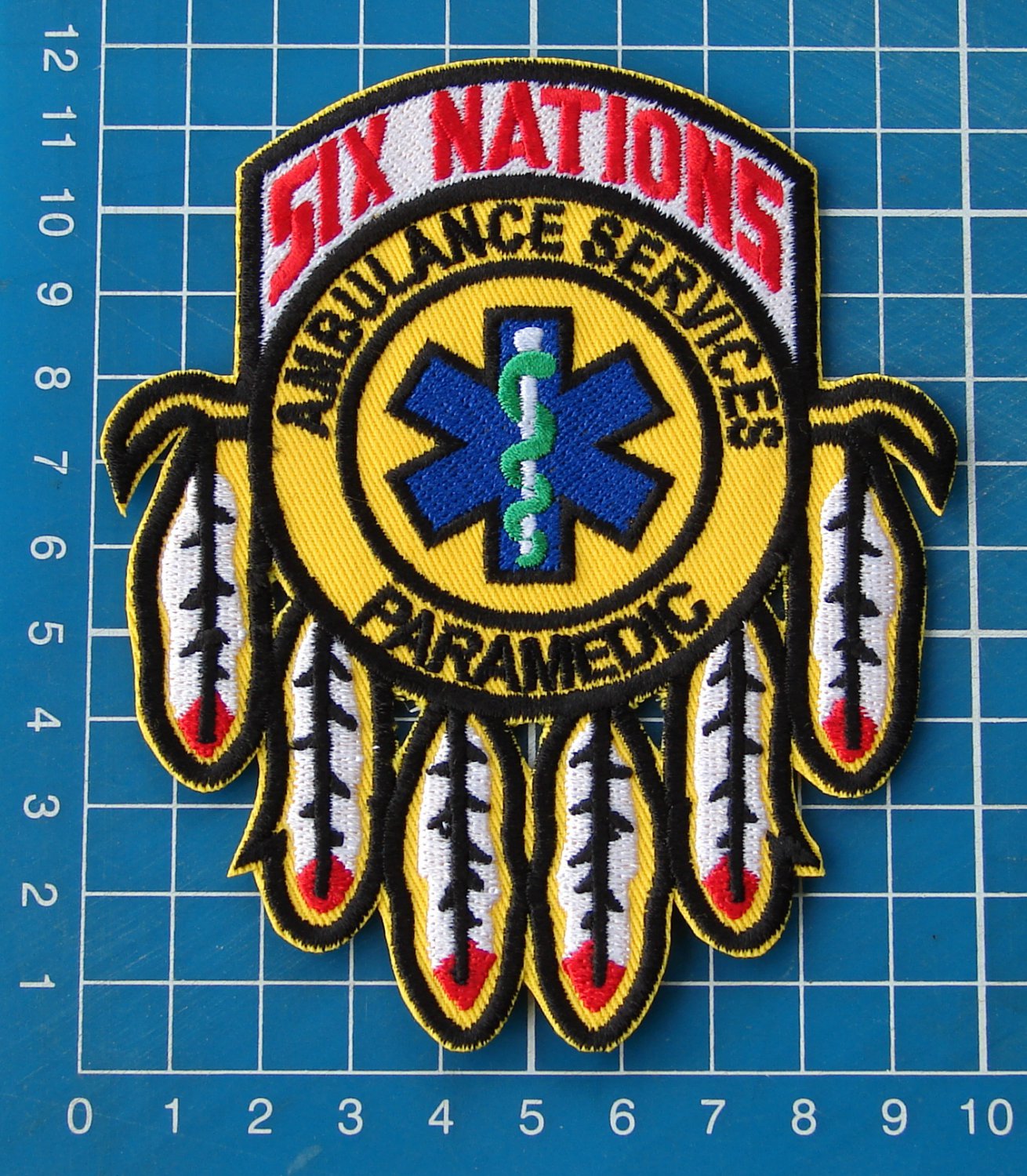 Six Nations Medical care AMR sew on embroidery patches