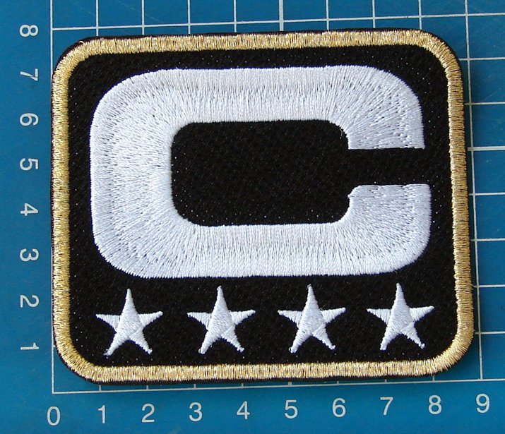 SUPERBOWL NFL TEAM LEADER JERSEY CAPTAINS BLACK PATCH