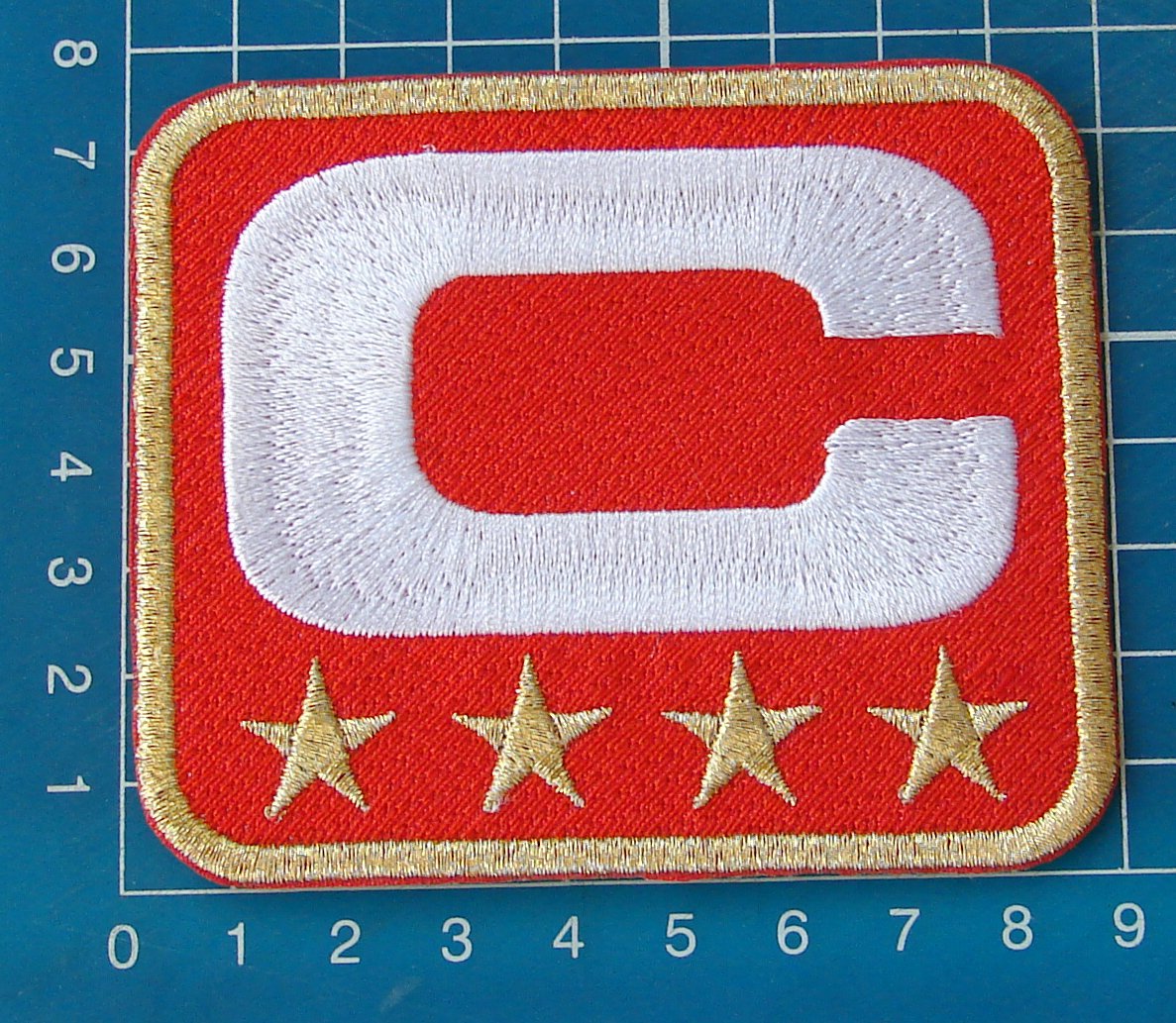 SUPERBOWL NFL TEAM DENVER BRONCOS LEADER JERSEY CAPTAINS  PATCH