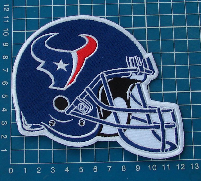 Houston Texans helmet patch NFL huge sew on embroidery