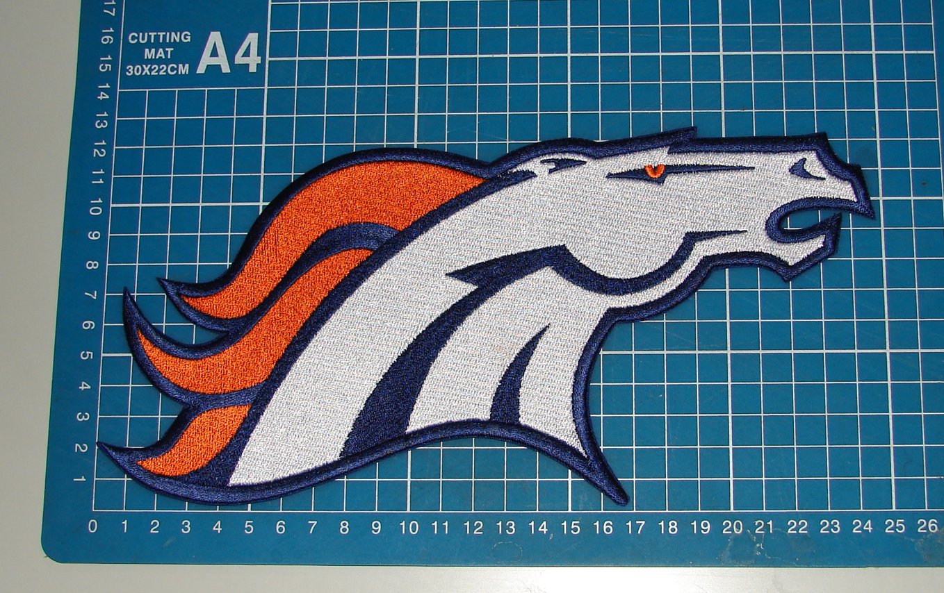 Denver Broncos NFL Football Team Huge  Patch sew on embroidery
