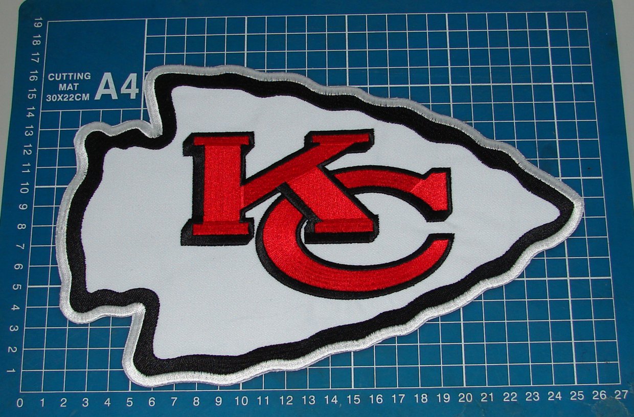 Kansas City Chiefs NFL Football Team Huge Patch sew on embroidery