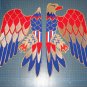 FRONT PATCH Elvis Presley jumpsuit cape american eagle costume embroidery patch
