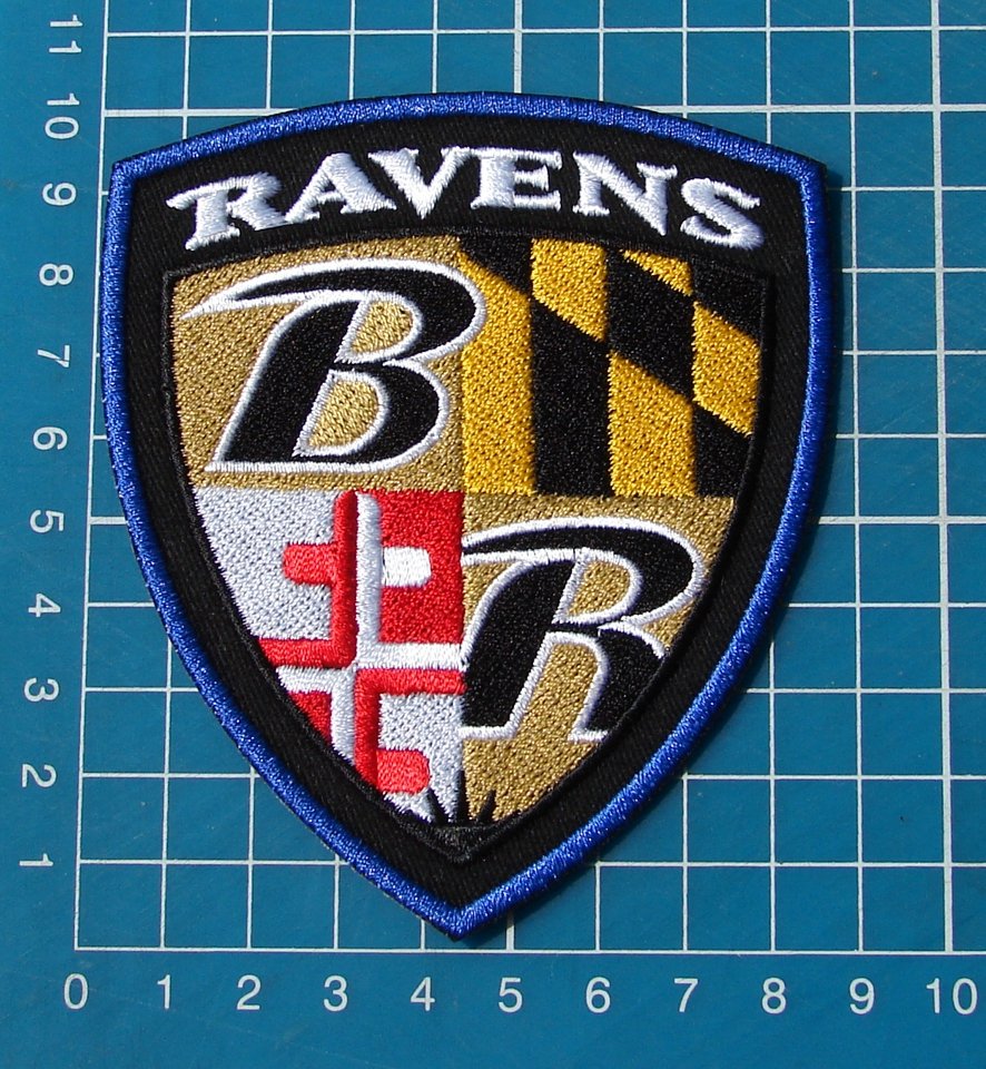 Baltimore Ravens Maryland flag NFL Superbowl XLVII 47 Insignia Jersey Football Patch