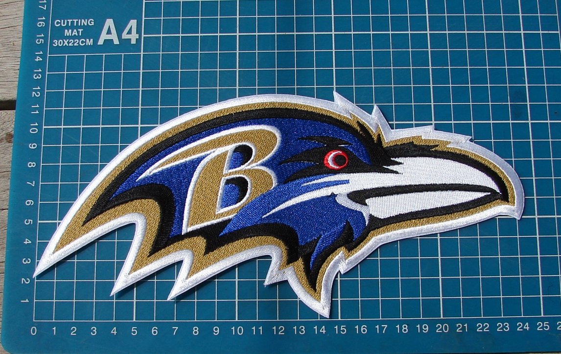 Baltimore Ravens Football NFL Superbowl Jersey sew on embroidery 10
