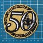 NEW ORLEANS SAINTS 50th ANNIVERSARY SEASON GOLD PATCH 4" EMBROIDERY JERSEY