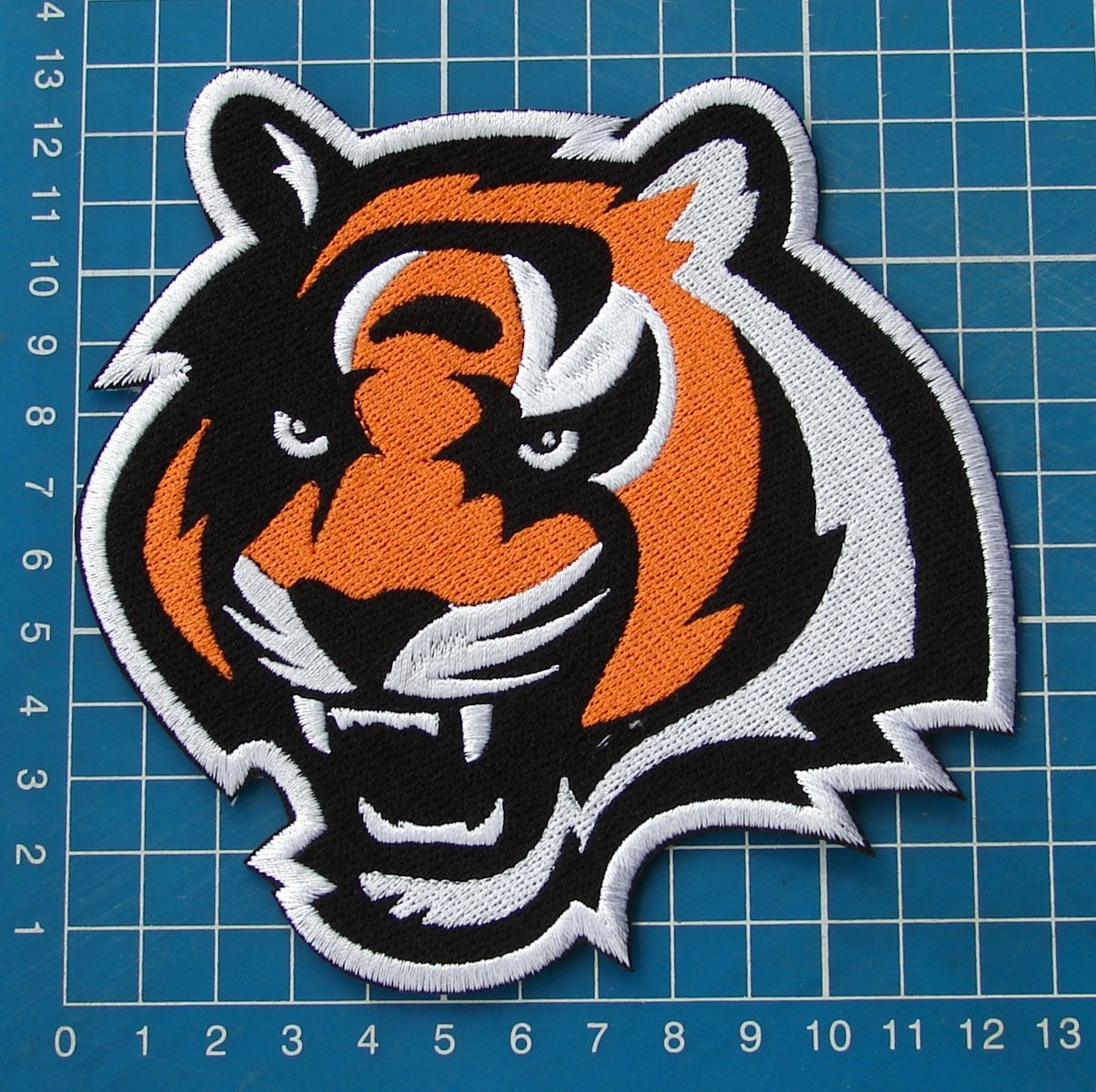 CINCINNATI BENGALS LION NFL FOOTBALL 5" LOGO PATCH JERSEY EMBROIDERED