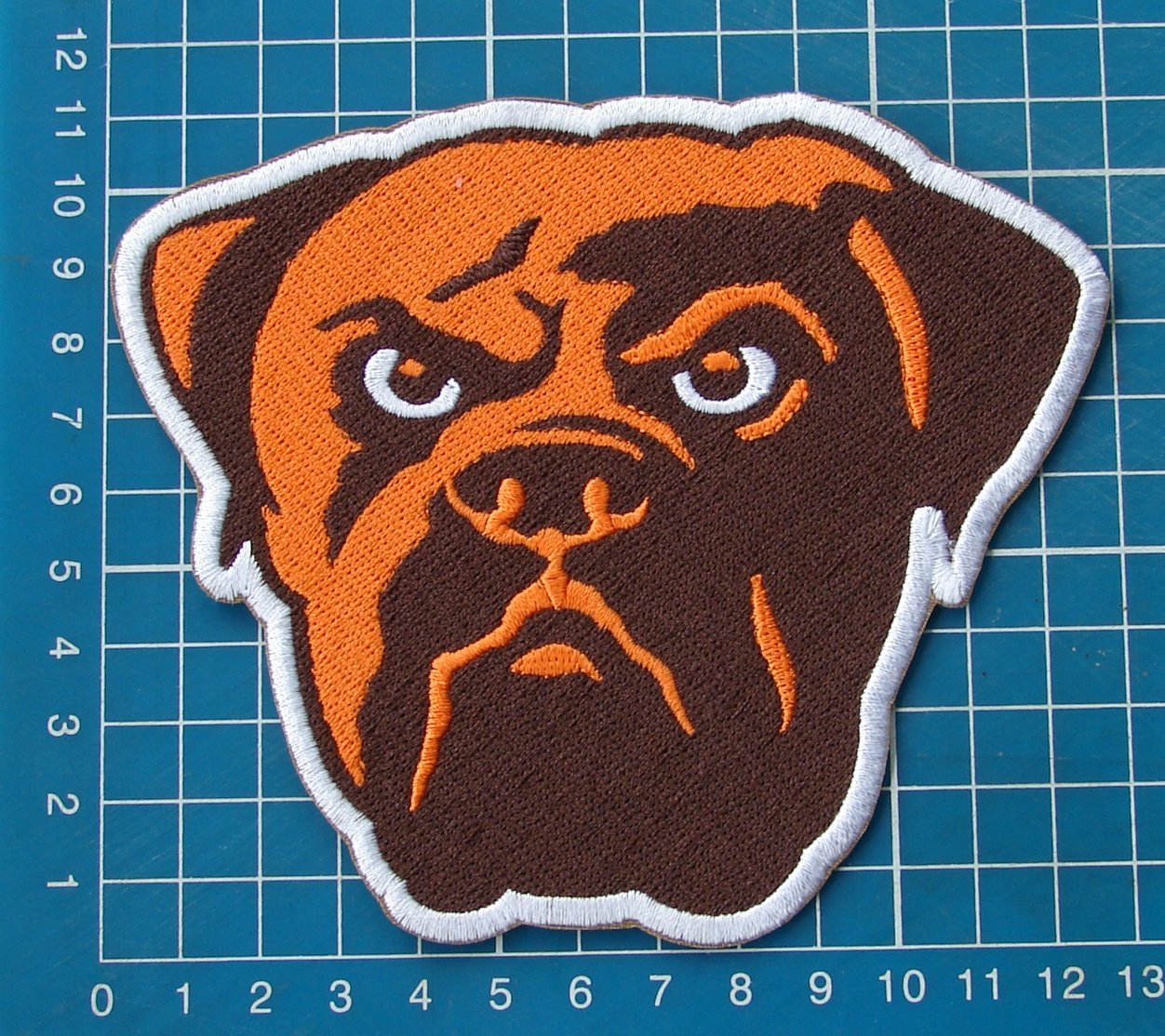 CLEVELAND BROWNS NFL FOOTBALL 5" JERSEY PATCH EMBROIDERED