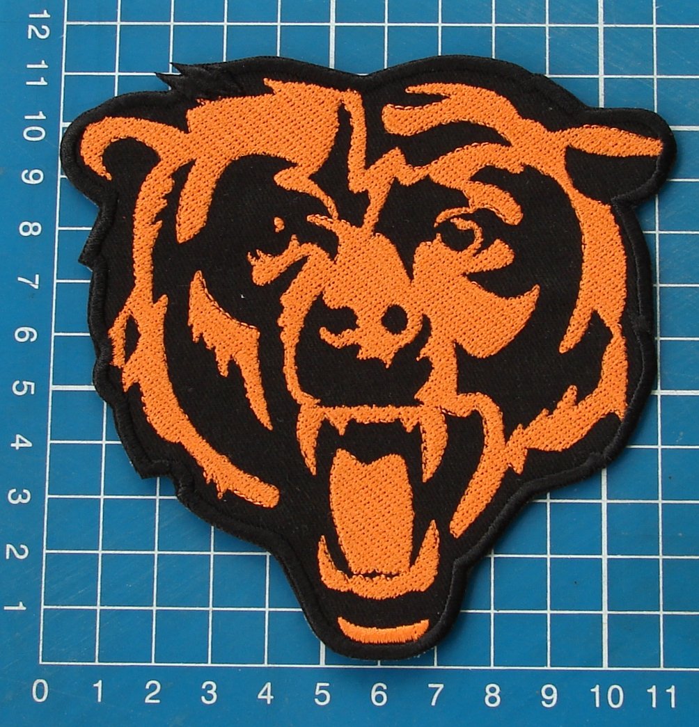 CHICAGO BEARS  NFL FOOTBALL 4.5" JERSEY PATCH EMBROIDERED