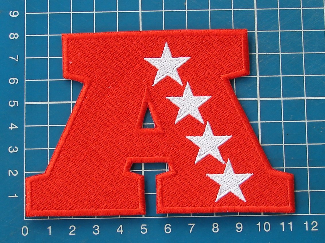 AMERICAN FOOTBALL CONFERENCE AFL NFL LOGO PATCH 4.5" JERSEY EMBROIDERED