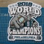 2018 PHILADELPHIA EAGLES WORLD CHAMPION PATCH SUPERBOWL NFL HUGE EMBROIDERED