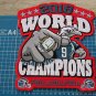 2018 PHILADELPHIA EAGLES WORLD CHAMPION PATCH SUPERBOWL NFL HUGE RED EMBROIDERED