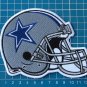 Dallas Cowboys helmet patch NFL football superbowl huge sew on embroidery
