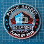 RONDE BARBER 2018 NFL HALL OF FAME FOOTBALL SUPERBOWL LOGO PATCH EMBROIDERED