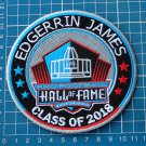 EDGERRIN JAMES SUPERBOWL PRO FOOTBALL HALL OF FAME 2018 HOF NFL PATCH EMBROIDER