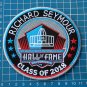 RICHARD SEYMOUR PRO FOOTBALL HALL OF FAME PATCH NFL HOF CLASS 2018 CANTON OHIO S
