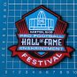 PRO FOOTBALL HALL OF FAME ENSHRINEMENT FESTIVAL CANTON OHIO PATCH EMBROIDERED