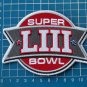 SUPERBOWL LIII 53rd FOOTBALL NFL LOGO PATCH EMBROIDERY JERSEY