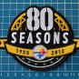 PITTSBURGH STEELERS 80th SEASONS NFL SUPERBOWL FOOTBALL PATCH SEW ON EMBROIDERED