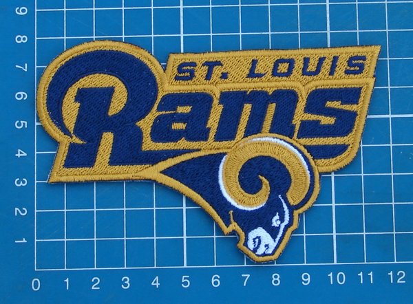 ST. LOUIS RAMS FOOTBALL NFL SUPERBOWL LOGO 4.5" PATCH JERSEY SEW EMBROIDERED