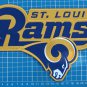 ST. LOUIS RAMS FOOTBALL NFL SUPERBOWL LOGO PATCH HUGE 9" JERSEY EMBROIDERED