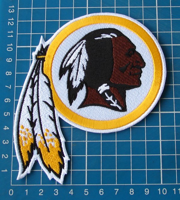 WASHINGTON REDSKINS NFL FOOTBALL SUPERBOWL LOGO PATCH 5" JERSEY SEW EMBROIDERY