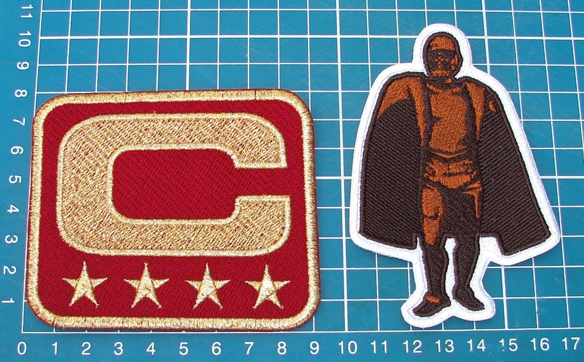 ARIZONA CARDINALS TEAM LEADER 4&acirc;&shy;�CAPTAIN C + Walter Payton Man of Year Patch Football