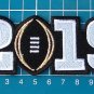 2019 College Football Championship Patch Clemson Tigers vs Alabama Crimson Tide
