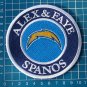 ALEX & FAYE SPANOS PATCH SAN DIEGO CHARGERS LOS ANGELES MEMORIAL PHILIP RIVERS