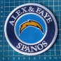 SAN DIEGO CHARGERS ALEX FAYE SPANOS 2018 MEMORIAL JERSEY PATCH EMBROIDERED