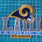 2019 superbowl super bowl LIII 53rd St. Louis Rams NFL football Patch Jersey Sew