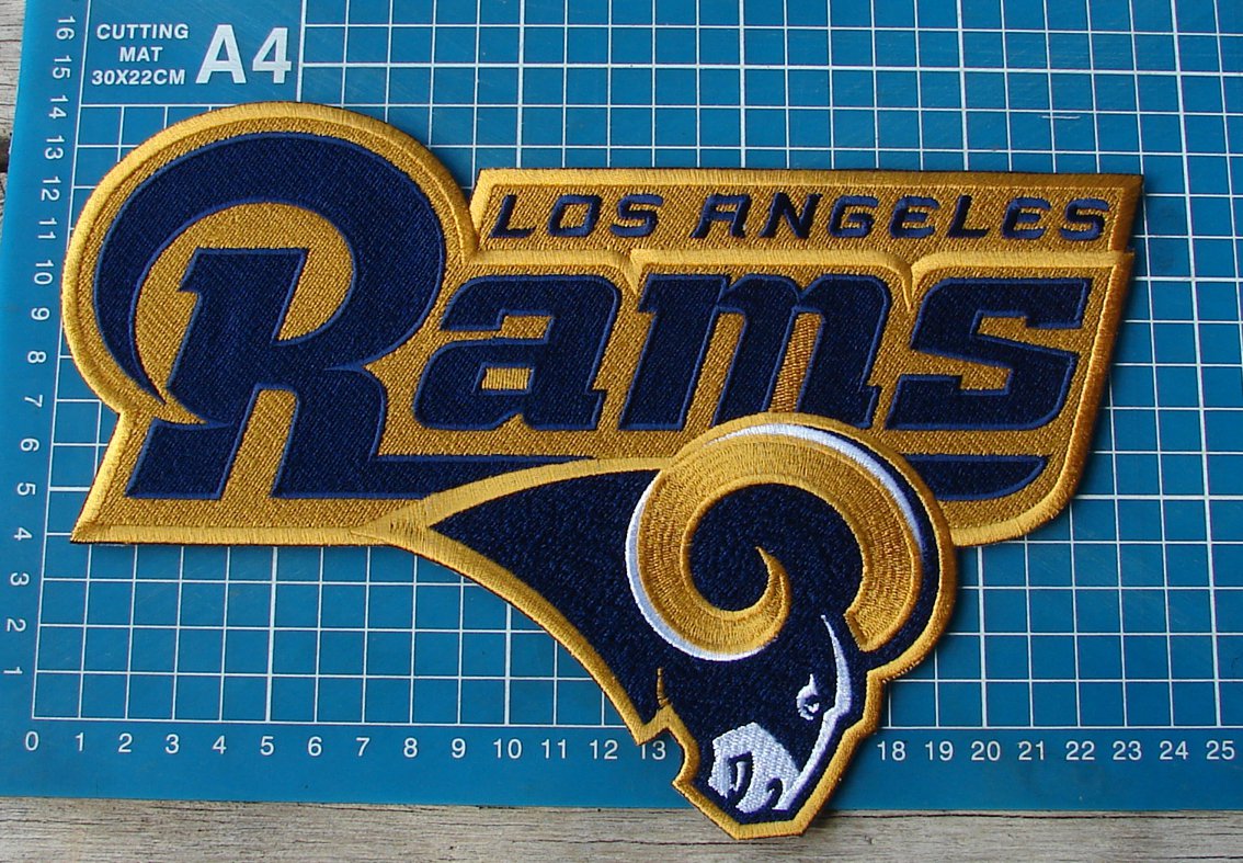 Los Angeles Rams Huge Patch NFL Football Jersey 10" sew on embroidery