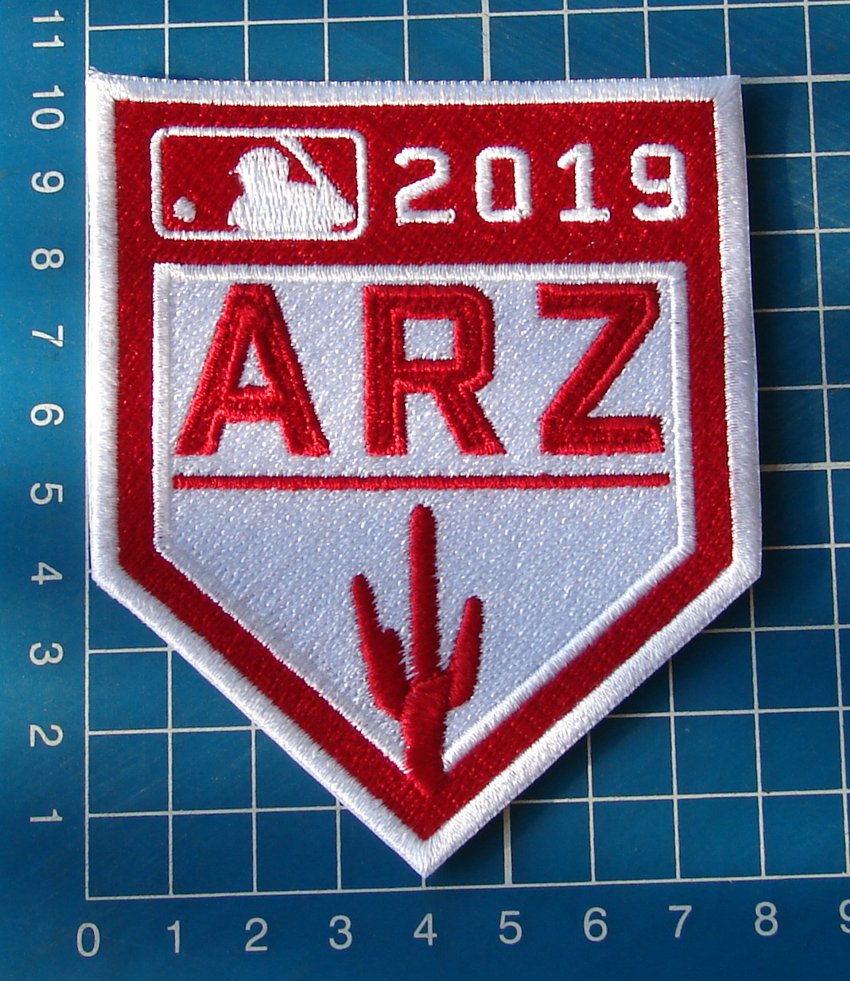 2019 Spring Training Patch Arizona Cactus League 4" MLB Baseball embroidered