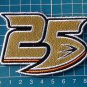 Anaheim Mighty Ducks 25th Anniversary logo Hockey NHL Patch Jersey 3.5" embroide