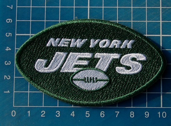 2019 New York Jets logo NFL 4" Patch Superbowl Football Jersey sew on embroidery
