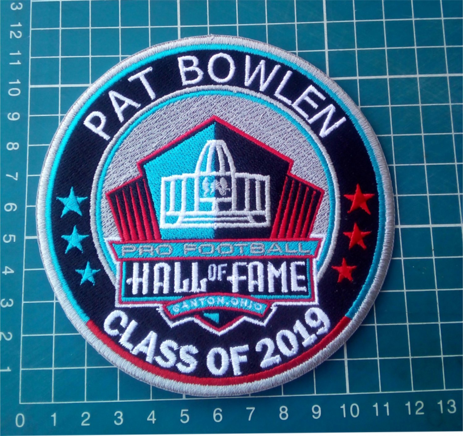 PAT BOWLEN 2019 HOF DENVER BRONCOS PRO FOOTBALL PATCH 4.5" NFL CANTON OHIO