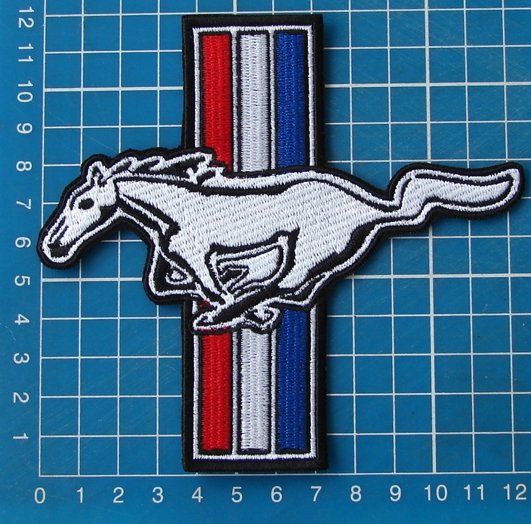 Classic Ford Mustang Shelby Saleen SVT Pony Patch Muscle Car Hot Rod