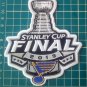 2019 Stanley Cup Final NHL Patch St. Louis Blues 5" Jersey logo embroidered
