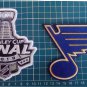 St. Louis Blues 2019 NHL Stanley Cup Final Champions logo Patch 2pcs Embroidered