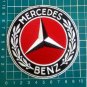 Mercedes Benz Embroidered Logo Patch German Car Auto Red 4" Jersey