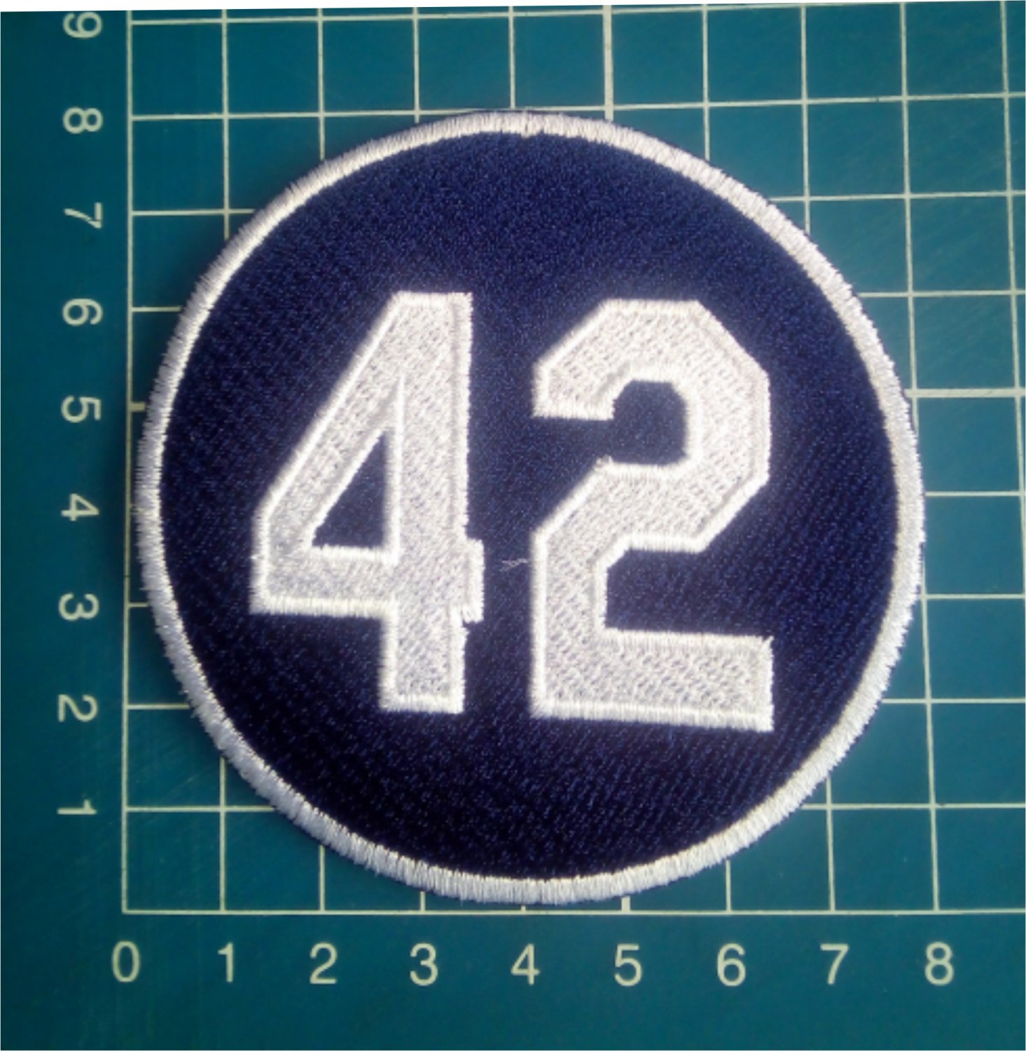 Jackie Robinson number 42 Boston Red Sox MLB Baseball 3" Patch embroidered