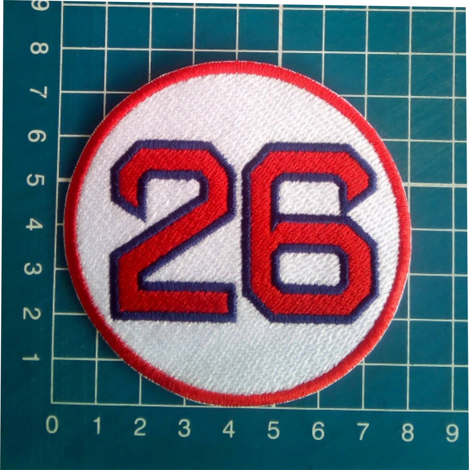 Wade Boggs Retired Number 26 Boston Red Sox MLB Baseball 3" Patch embroidered