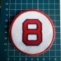 Carl Yastrzemski Retired Number 8 Boston Red Sox MLB Baseball 3" Patch embroidered