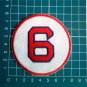 Johnny Pesky Retired Number 6 Boston Red Sox MLB Baseball 3" Patch embroidered