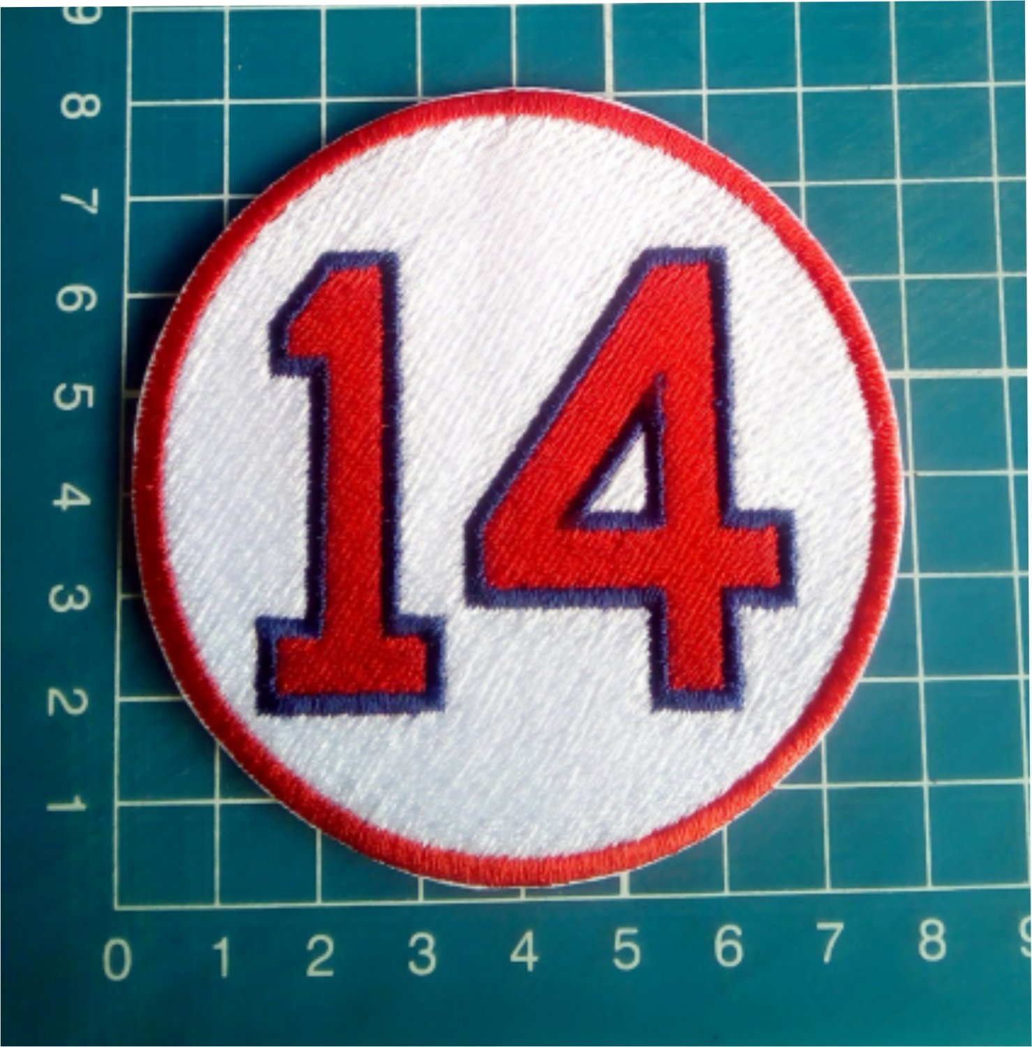 Jim Rice Retired Number 14 Boston Red Sox MLB Baseball 3" Patch embroidered