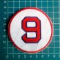 Ted Williams Retired Number 9 Boston Red Sox MLB Baseball 3" Patch embroidered