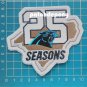 Carolina Panthers 25th anniversary 2019 season patch NFL Football embroidered 4"